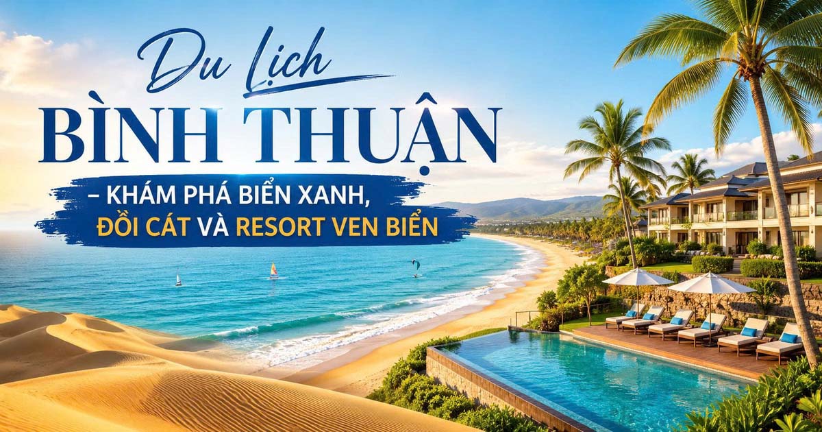 Du Lịch Bình Thuận – Khám Phá Biển Xanh, Đồi Cát Và Resort Ven Biển