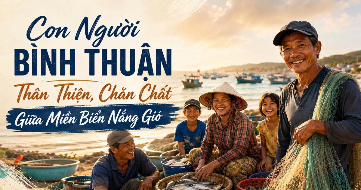 Con Người Bình Thuận – Thân Thiện, Chân Chất Giữa Miền Biển Nắng Gió